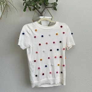 Kate Spade pom pol top